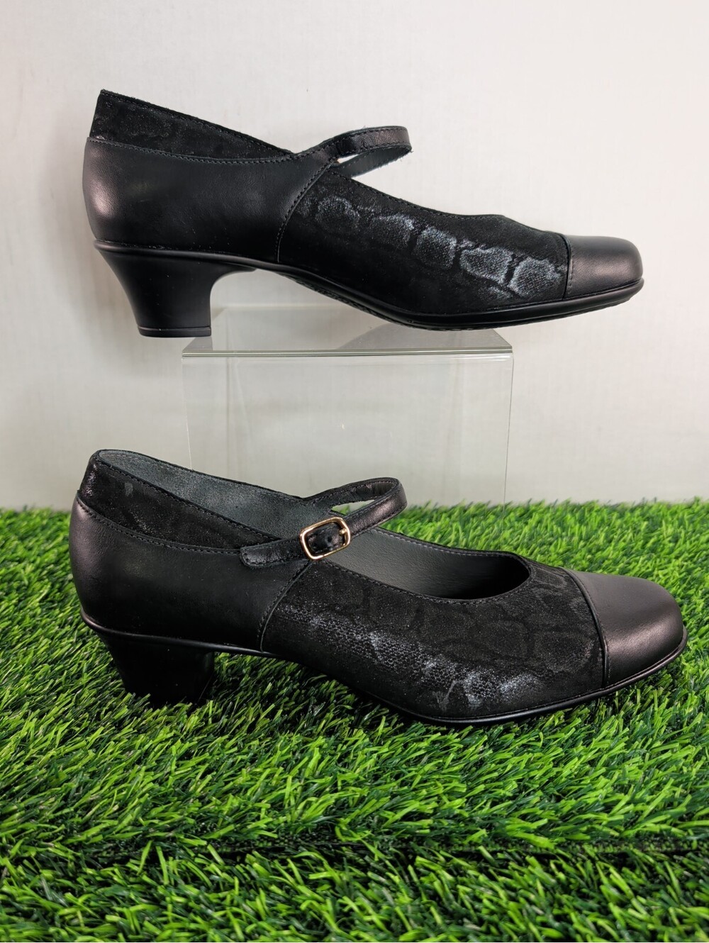 Women's SAS, Isabel Pump ISABEL BK/Snake US Size 10.5